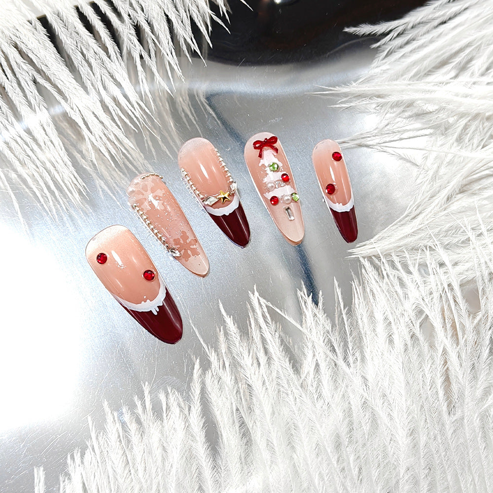 Weihnachts-Kunstnagel-Set Karnz