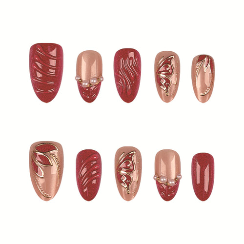 Elegantes Press-On Nail Art Set  1790956123