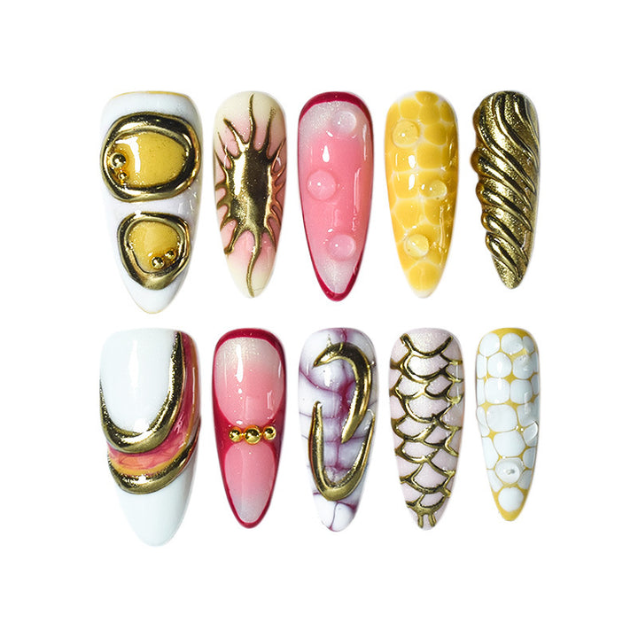 Premium 3D Nagelkunst Tipps Karnz