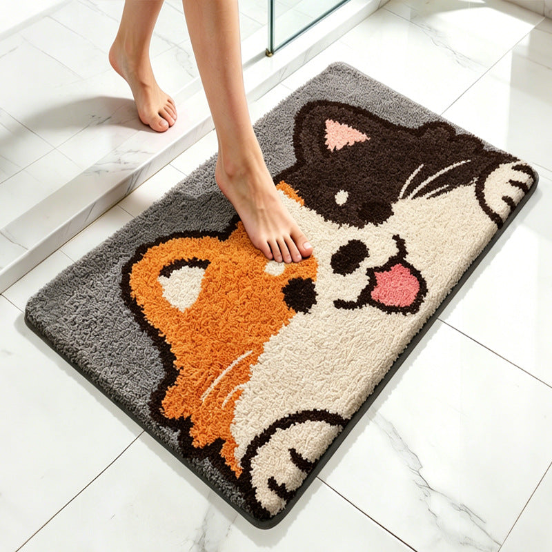 Verspielt Katze Design Badmatte