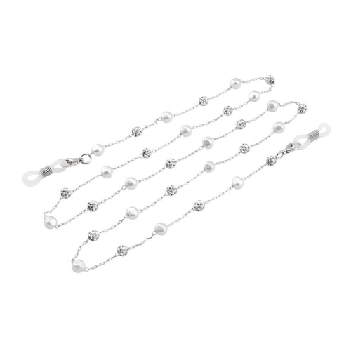 Elegante Kristall- und Perlenbrillenketten Karnz