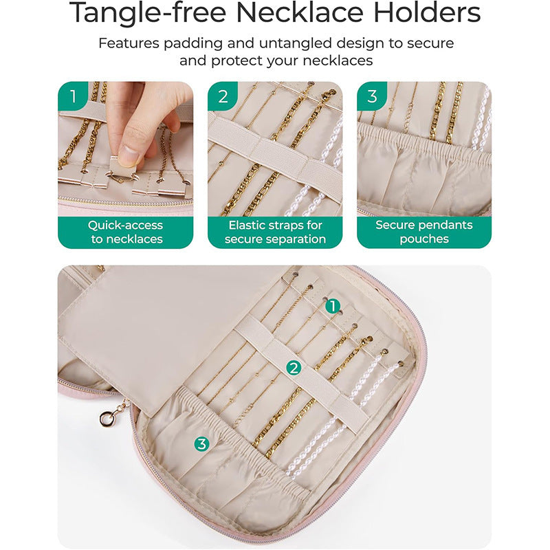Stilvolle Schmuck-Organizer Tasche Karnz