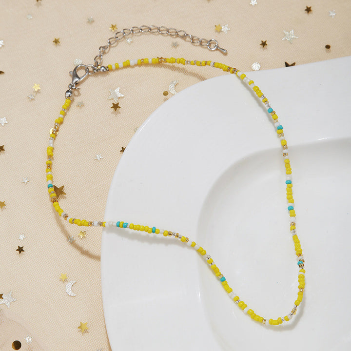 Handgefertigtes Perlen Choker Halsband Karnz