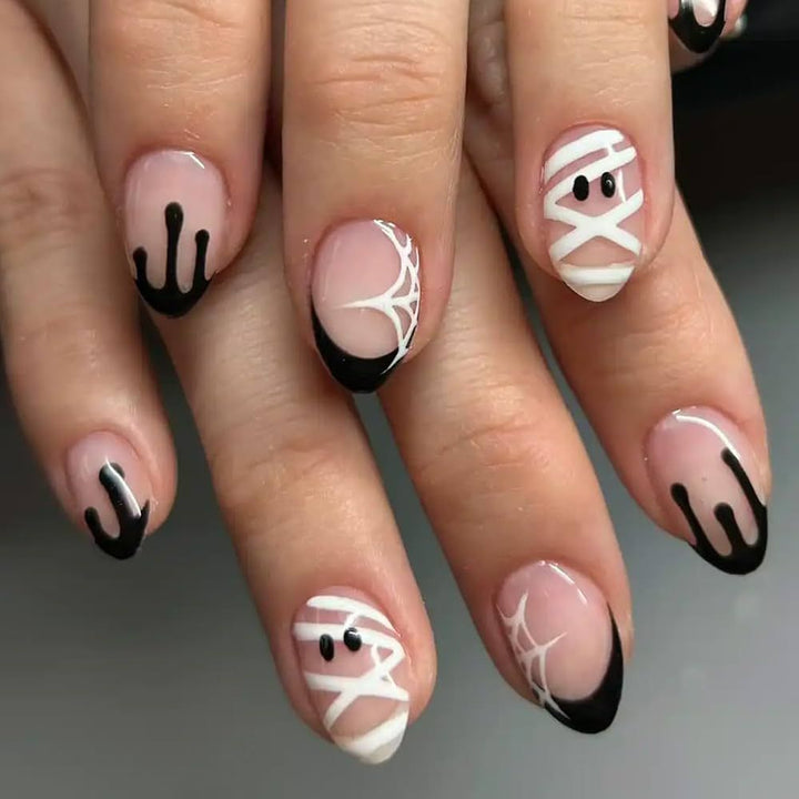 Kreatives Kunstnägel Set mit Halloween-Motiven Karnz