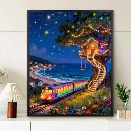 Vibrant Scenic Sunset Wandkunst Karnz