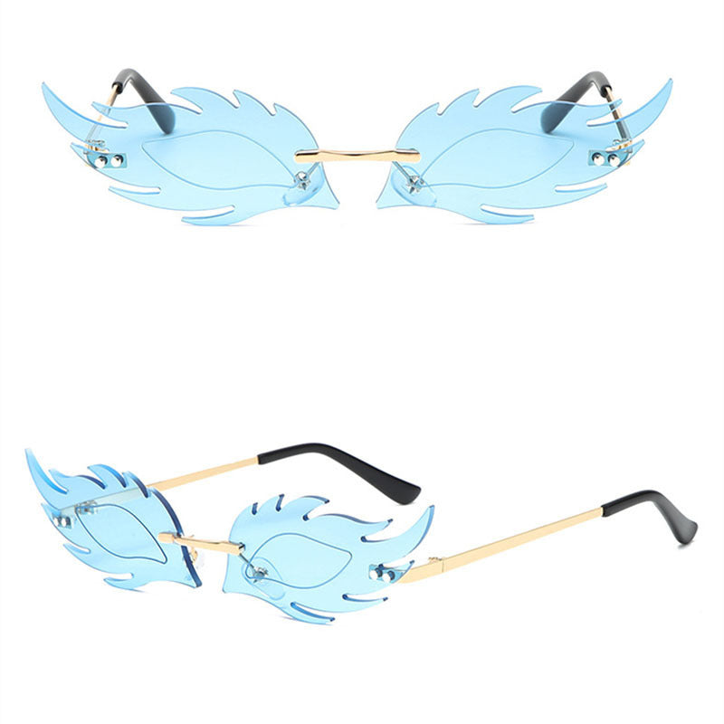 Fashion Statement Blatt Design Sonnenbrille Karnz
