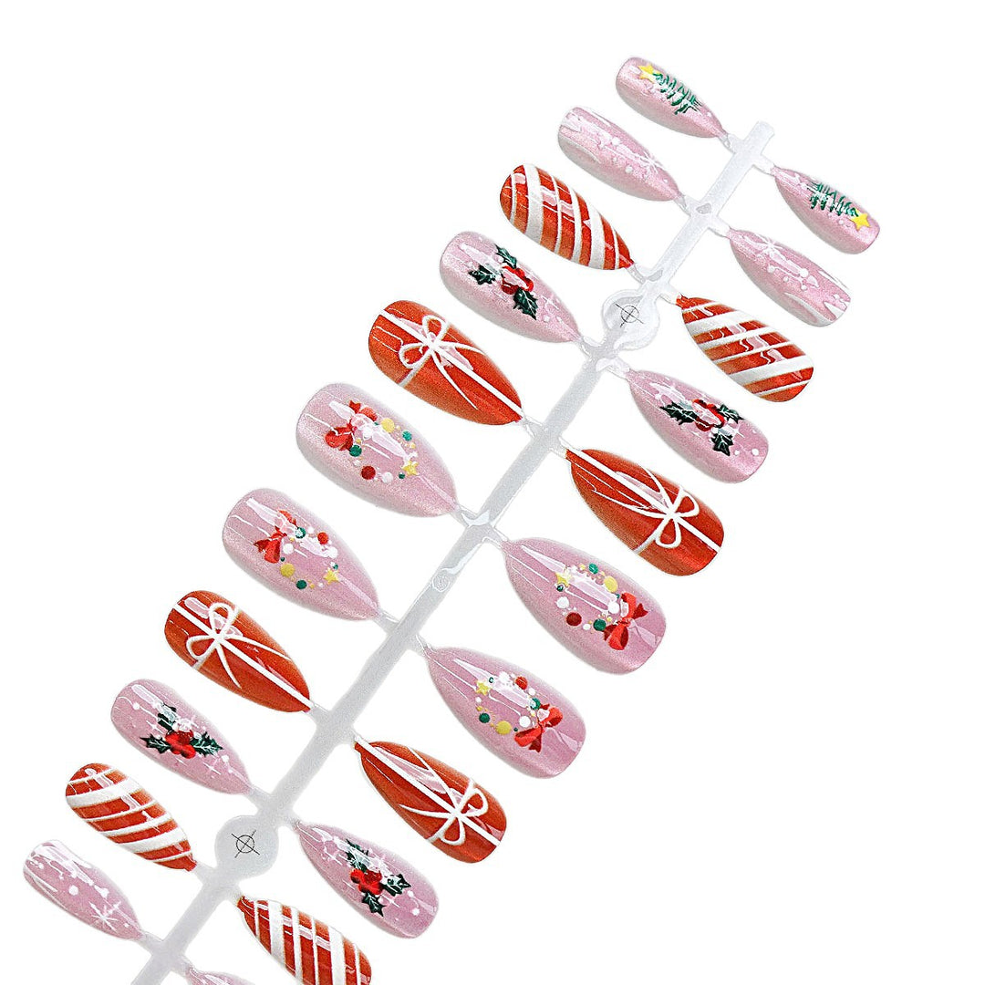Hochwertiges Press-On-Nagelset Karnz