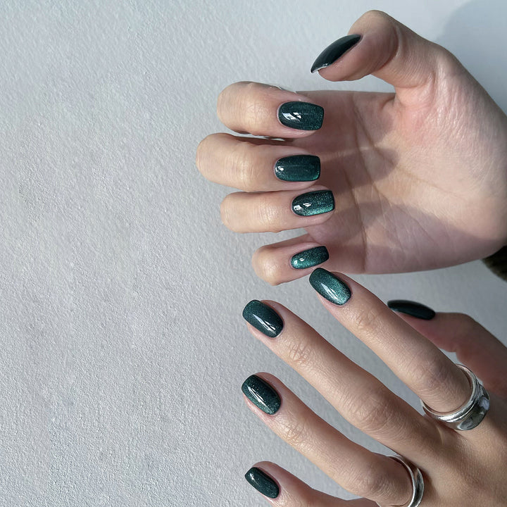 Funkelnd Elegantes Press-On Nagelset Karnz