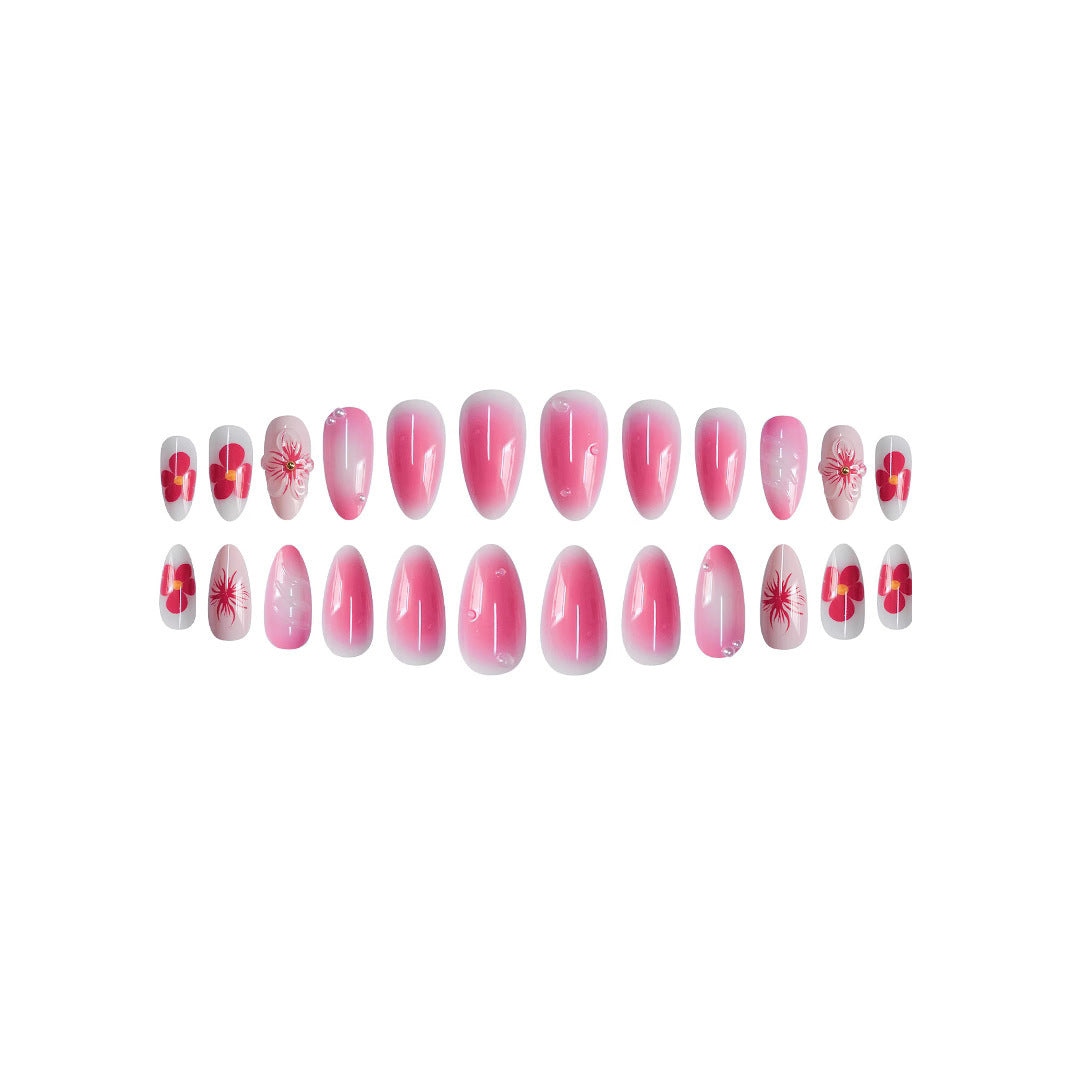 Blumenakzent-Nagelkunst Karnz