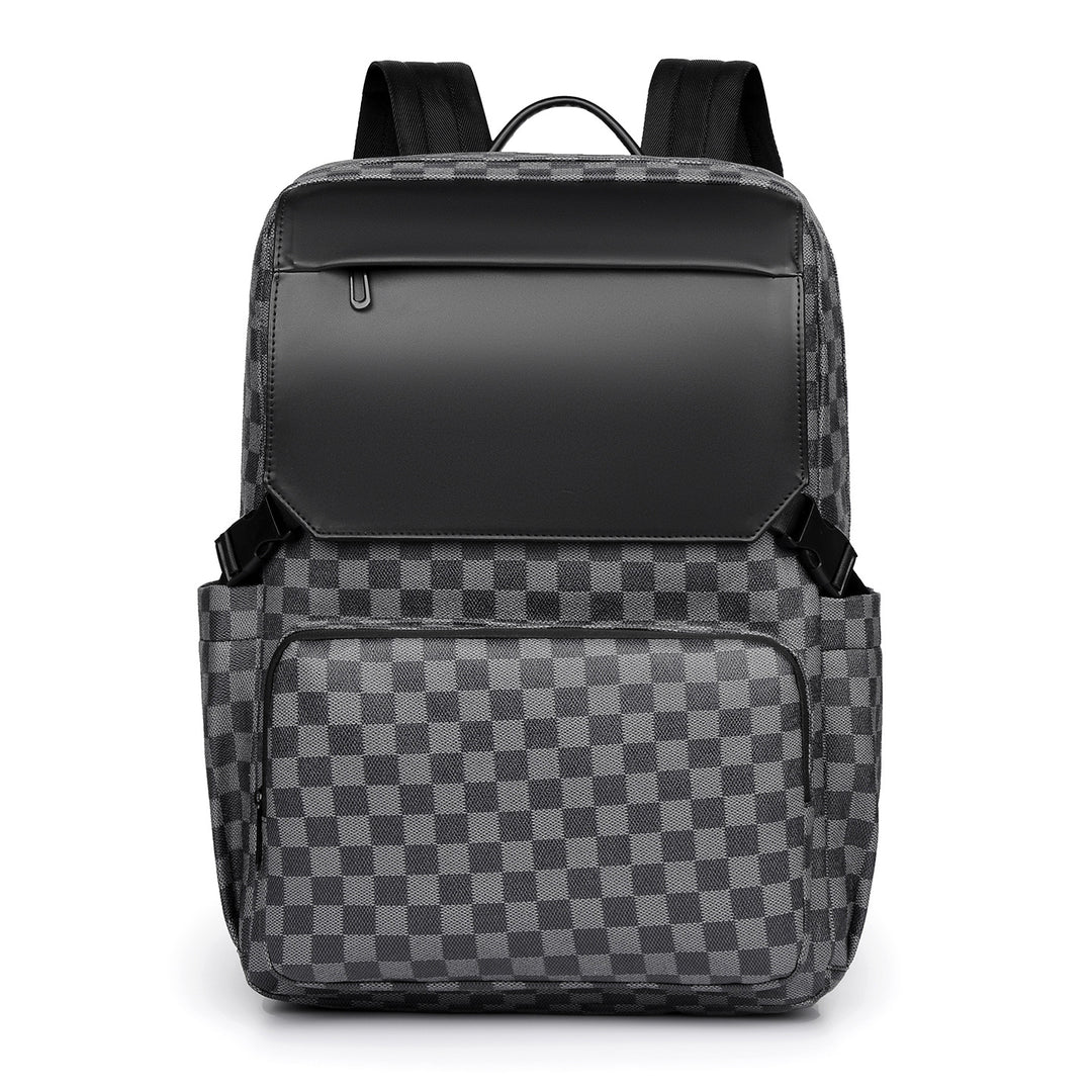 Moderner kariert Laptop-Rucksack