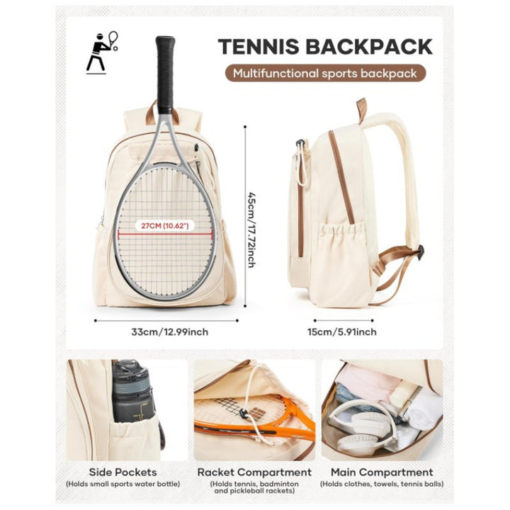Sportlicher Tennis-Rucksack Karnz