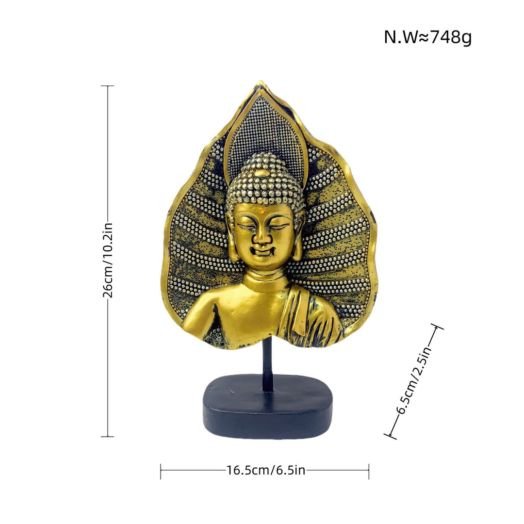 Dekorative Buddha Statue Karnz
