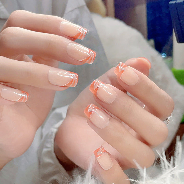Künstlerisches Gradient Press-On Nagelset