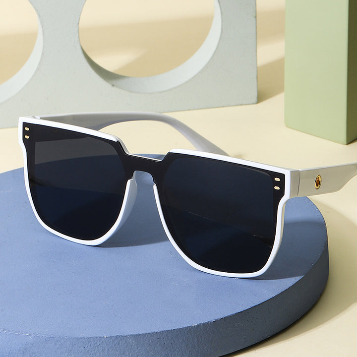 Damen Modische Oversized-Sonnenbrille mit markantem Design Karnz
