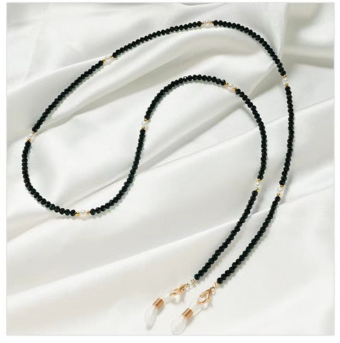 Elegante Perlen Brille Kette Karnz