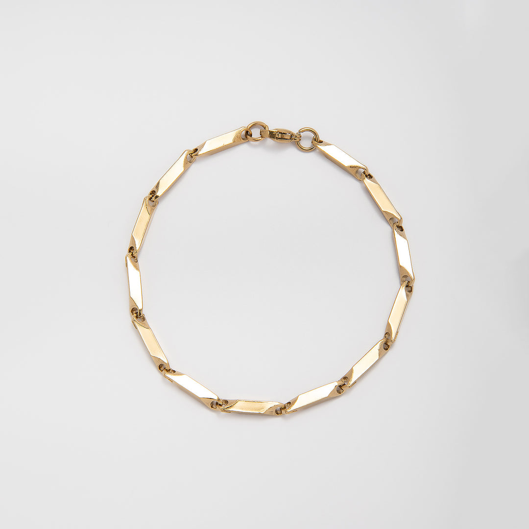 Ausgefallenes geometrisches Kettenarmband Karnz