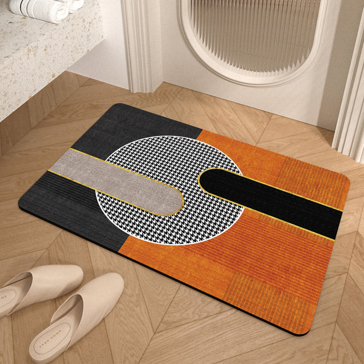 Stylish Modern Badezimmermatte Karnz