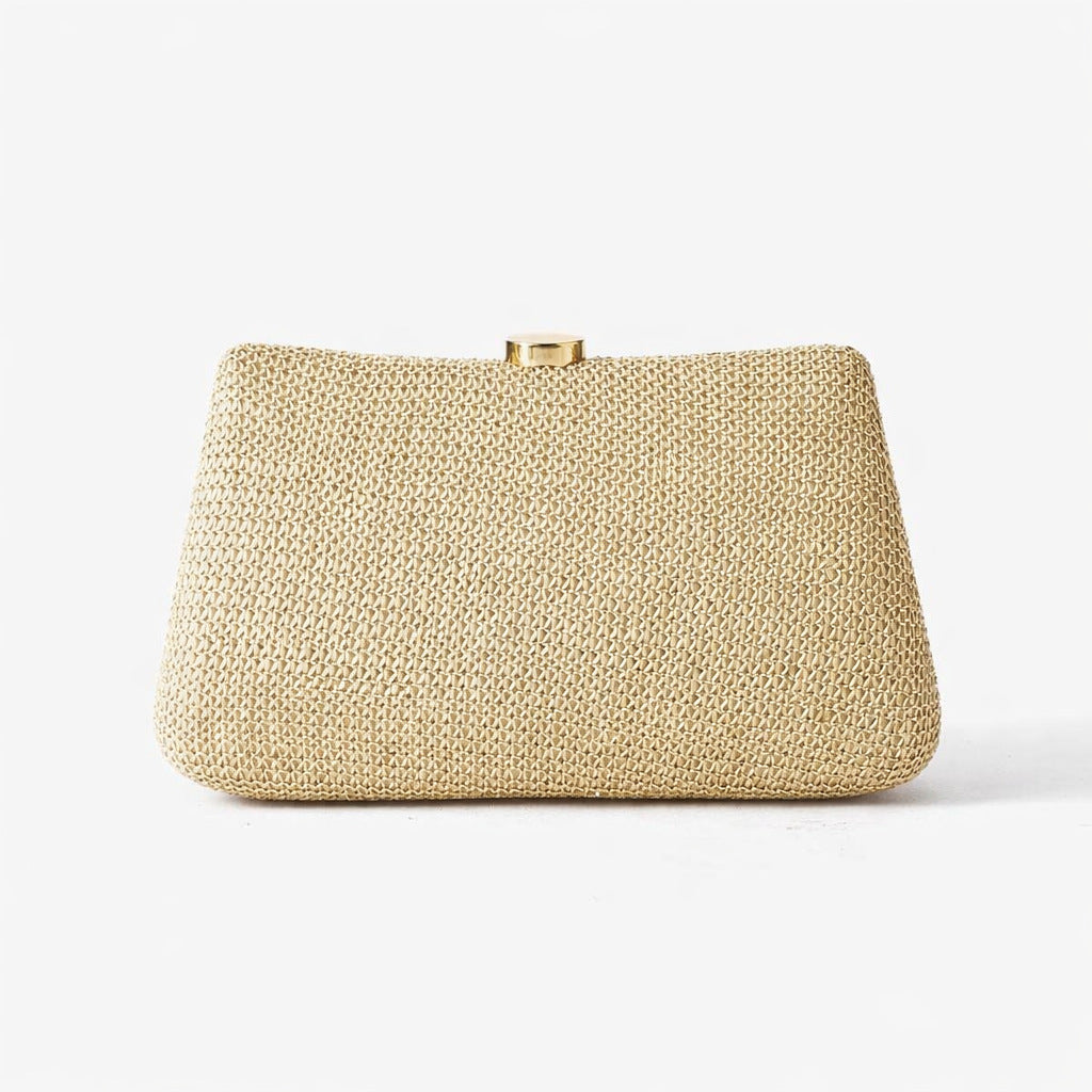 Strukturiertes Strick Abend-Clutch