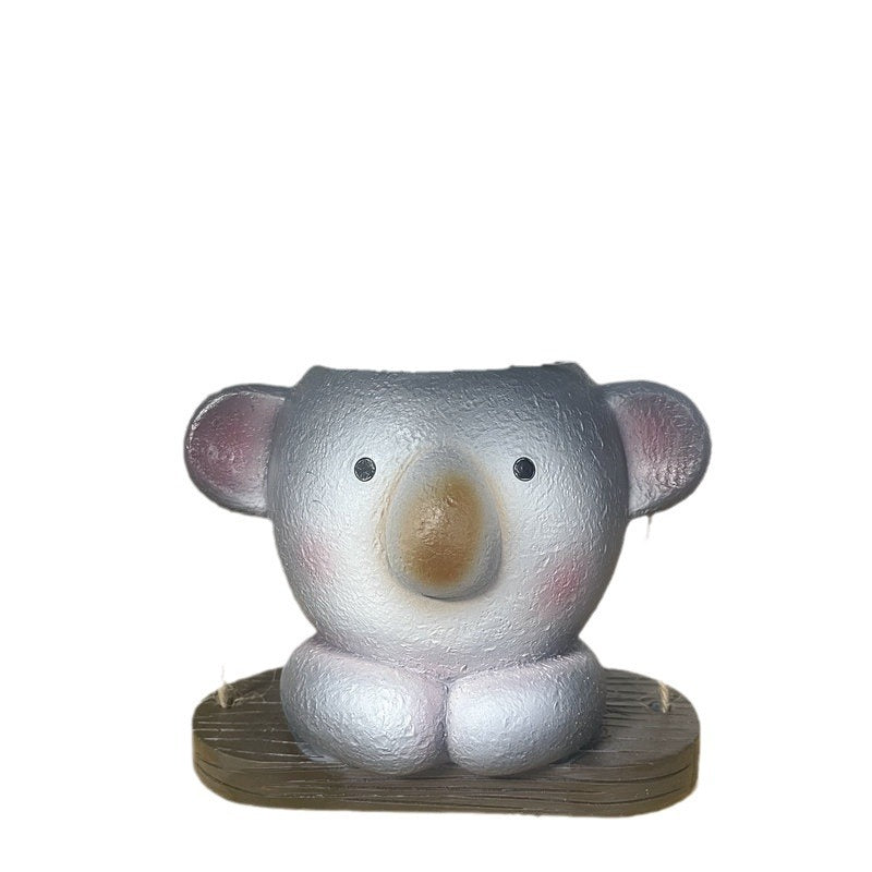 Dekorative Koala Pflanzenhalter Karnz