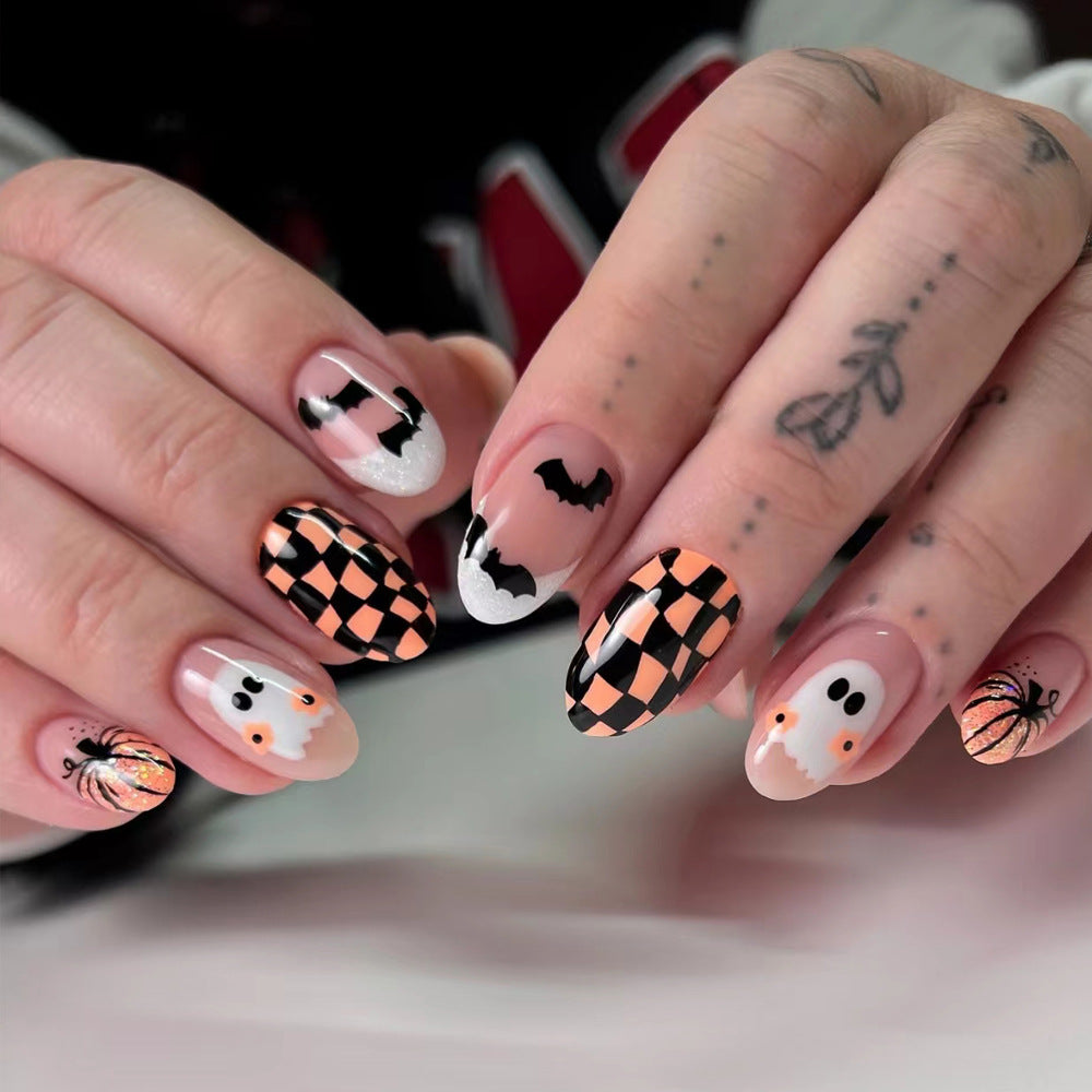 Halloween-Themen Press-On Nagelkunst Karnz 1787370325