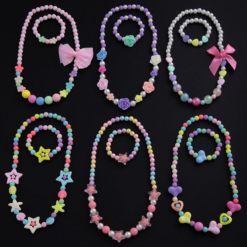 Schmuck-Set mit Blumenmotiven Karnz