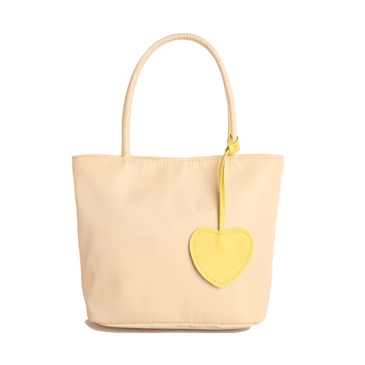 WoStylish Herz-geschmückte Alltags-Tote-Tasche Karnz