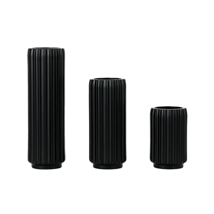 Elegante Fluted Dekorative Bodenvase Karnz