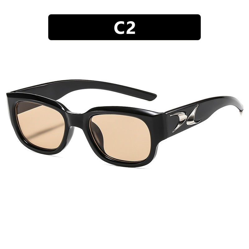 Damen Sonnenbrille im modischen Retro-Design mit stilvollen Akzenten Karnz