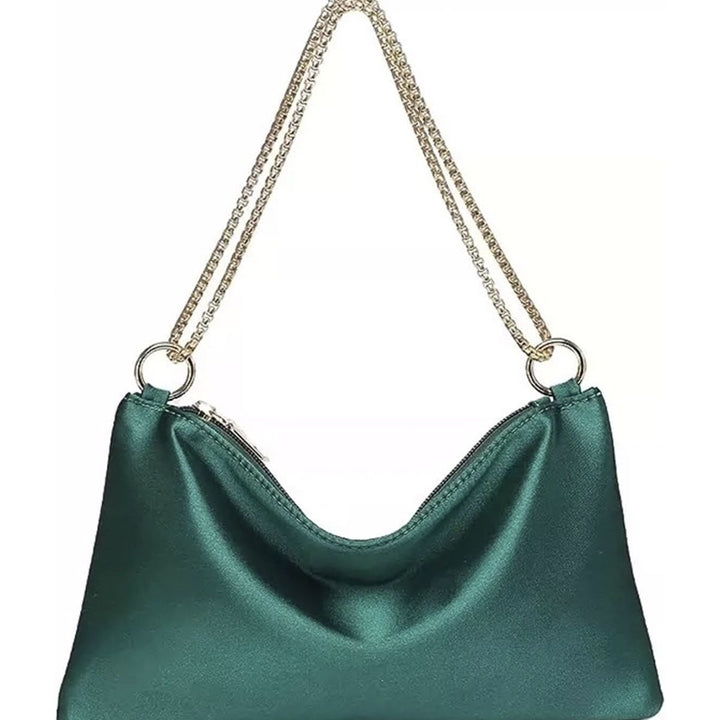 Satin Abend Schultertasche