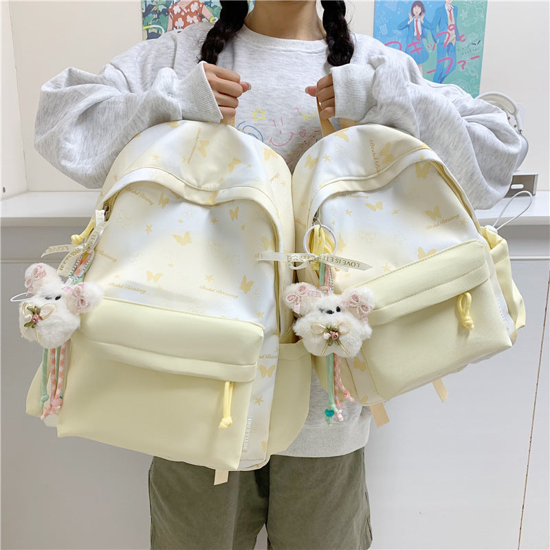 Freizeit-Rucksack mit Floralen Applikationen Karnz