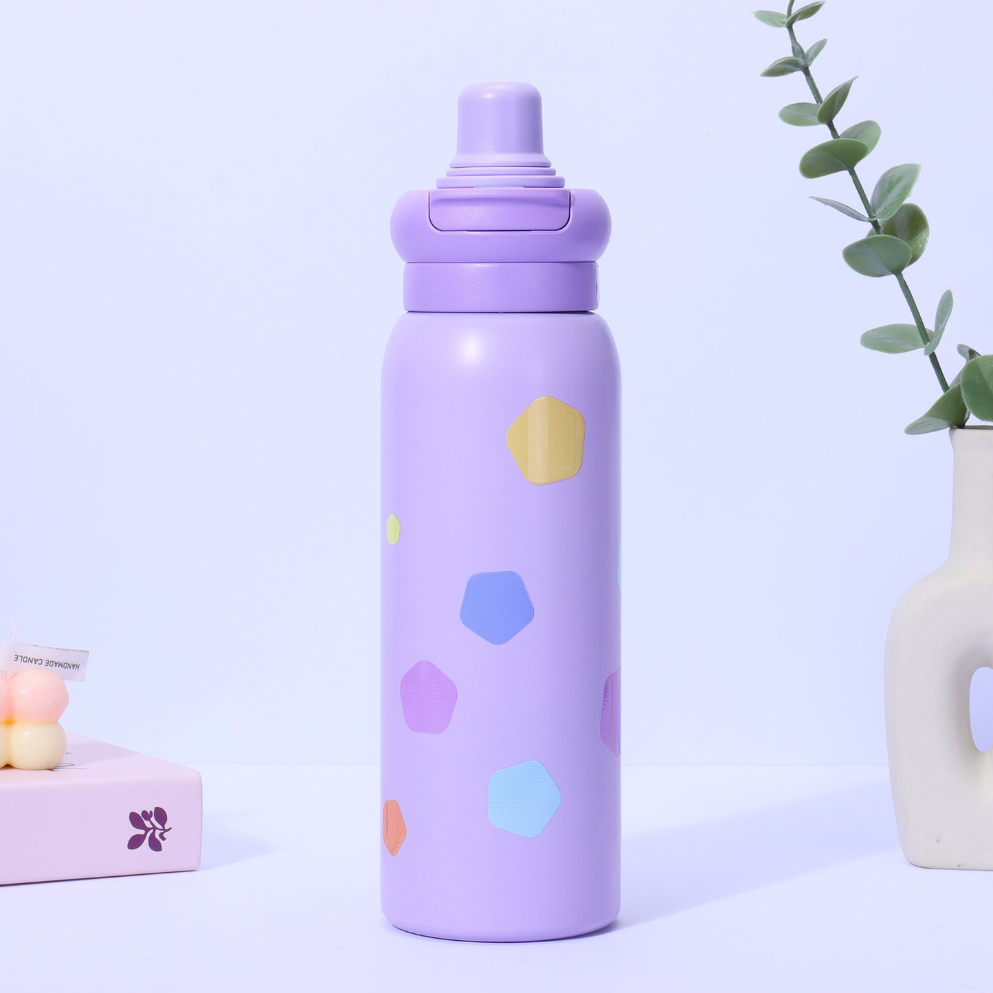 Damen Thermo-Trinkflasche mit rutschfestem Griff und ausgefallenem Design Karnz
