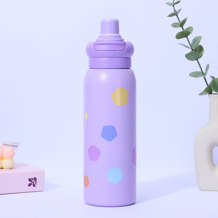 Damen Thermo-Trinkflasche mit rutschfestem Griff und ausgefallenem Design Karnz