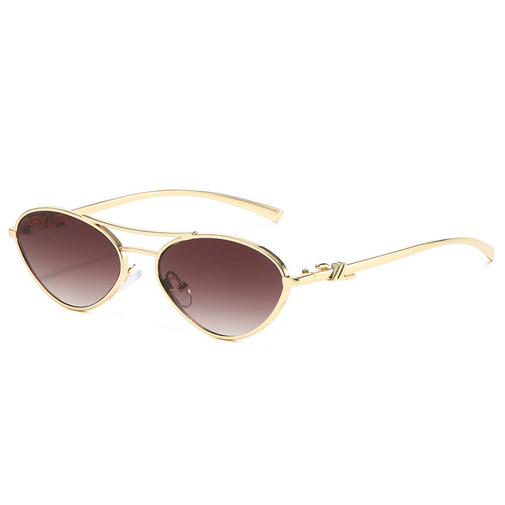 Stylische Eckige Brillen Sonnenbrillen Karnz