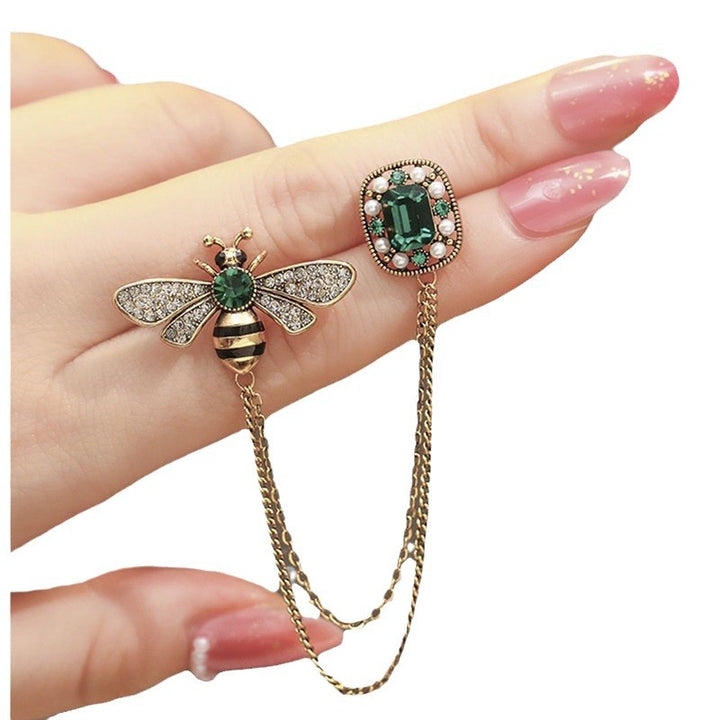 Elegante Bienen-inspirierte Brosche Karnz