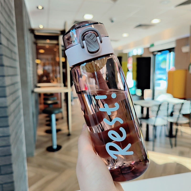 Damen Ergonomische Wasserflasche für Fitness Karnz