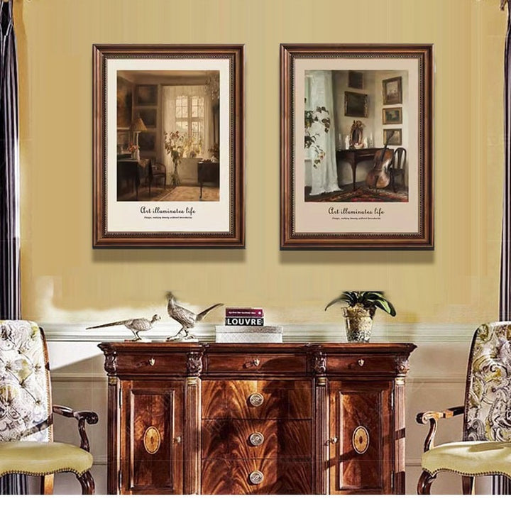 Vintage inspirierte dekorative Wanddisplay