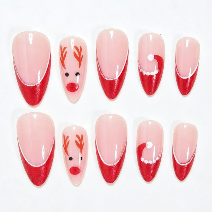 Kreatives nagelkunstset mit Feiertagsthema Karnz