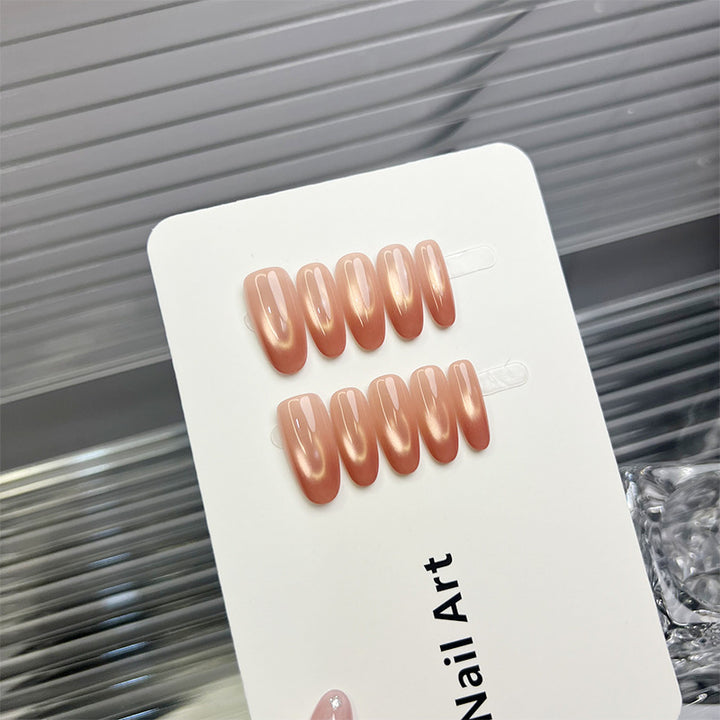 Premium Glänzendes Press-On Nagelset