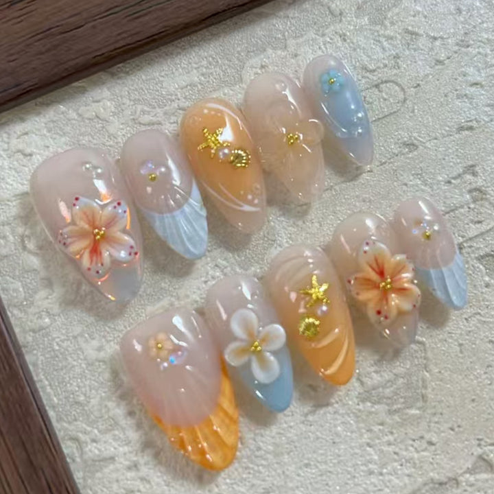 Kunstvolle Nagelspitzen-Set Karnz