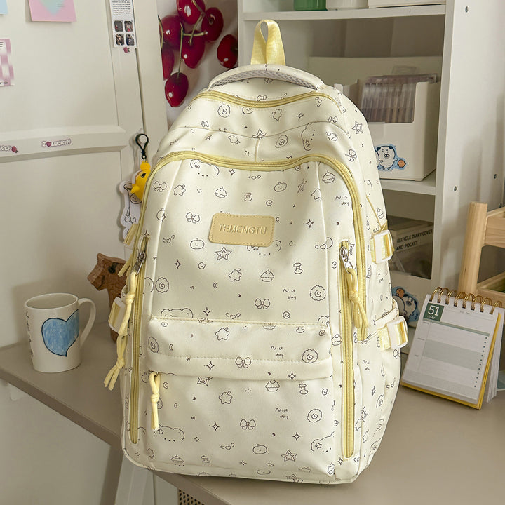 Verspielter Illustrierter Rucksack Karnz