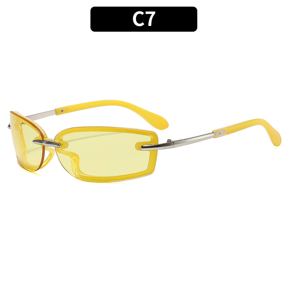 Futuristische Mode Schutz Sonnenbrillen