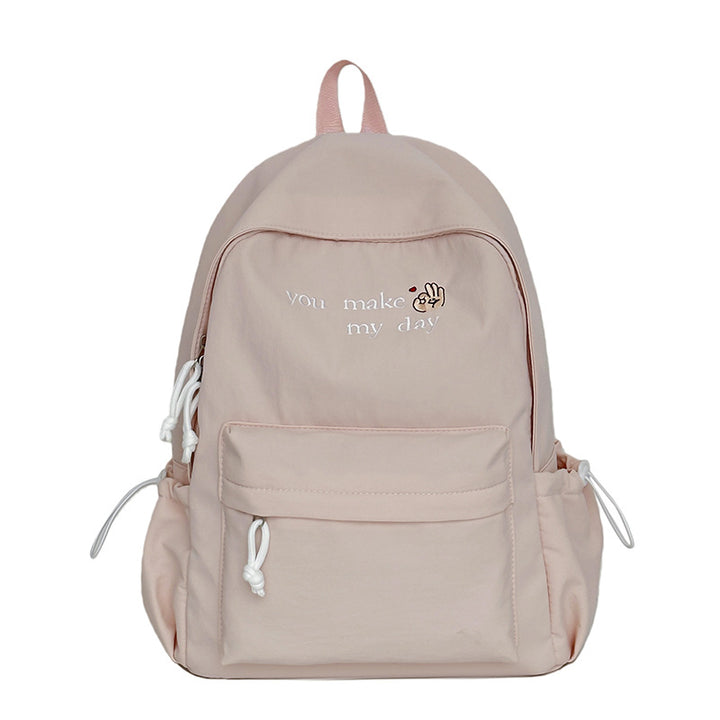 Lässiger bestickter Mini-Rucksack Karnz