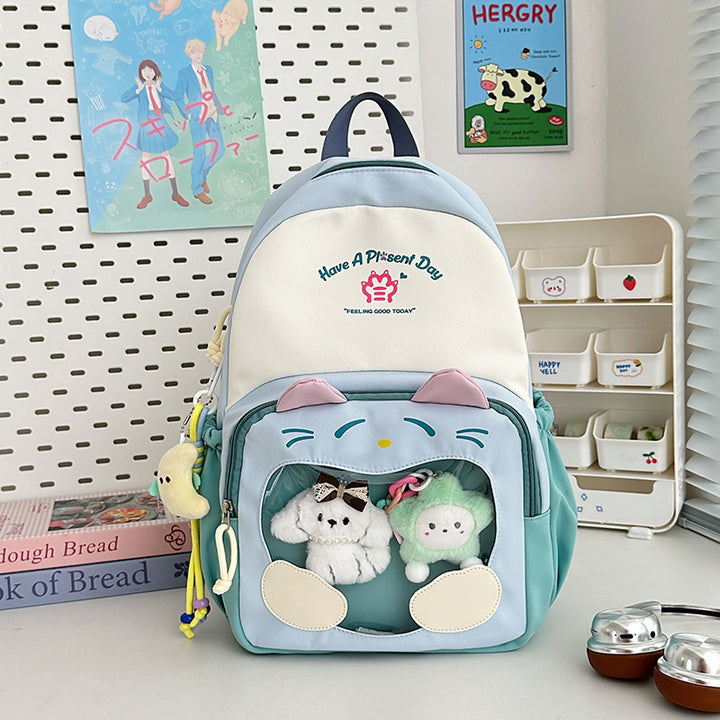 Süßer Katzen-Themen Rucksack Karnz