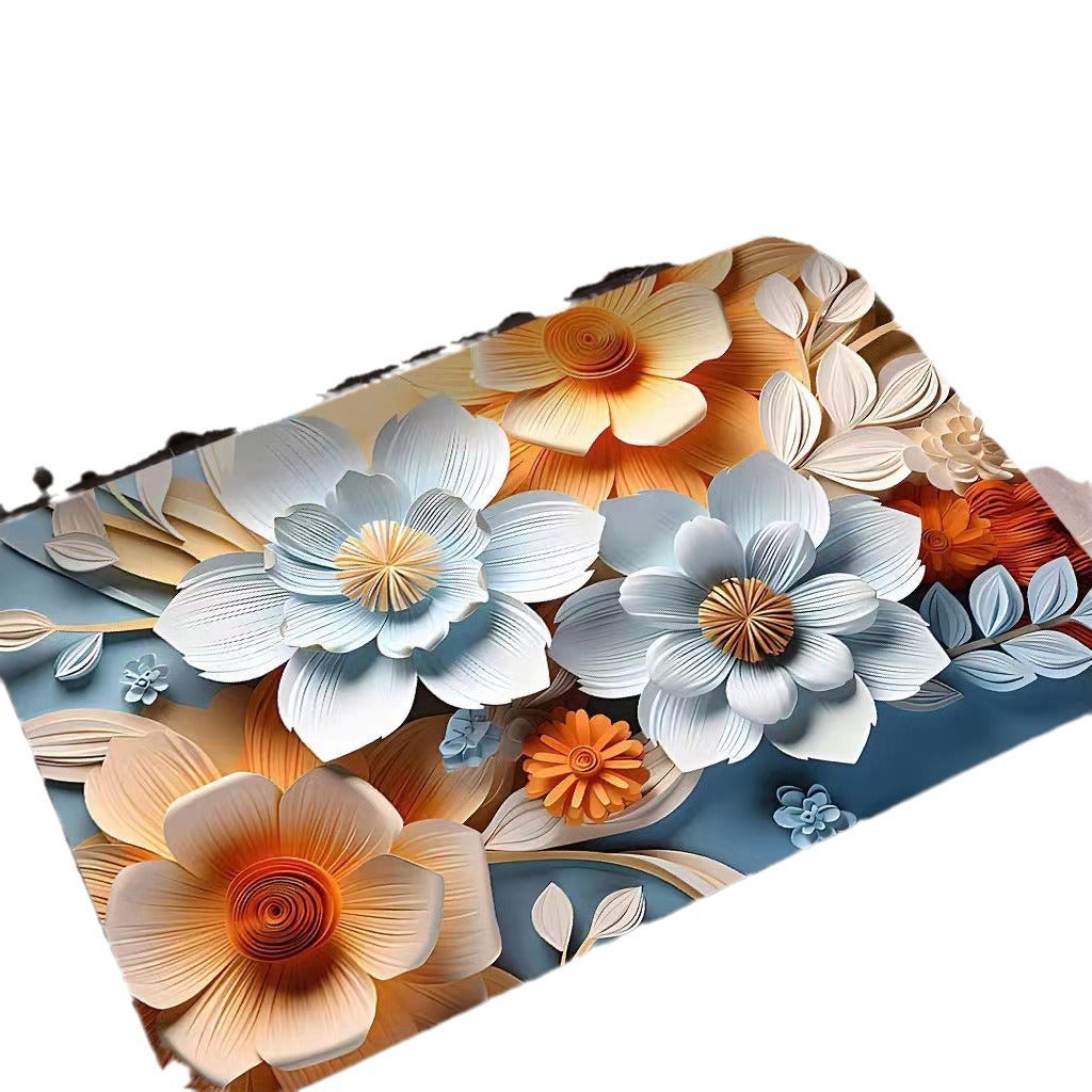 3D-texturiert Blumenmatte Karnz