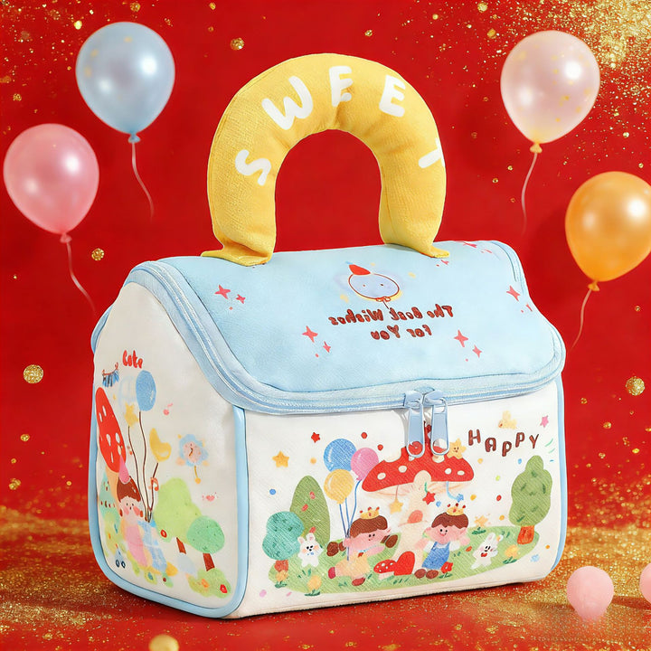 Niedliche Themenisolierte Lunch Tasche