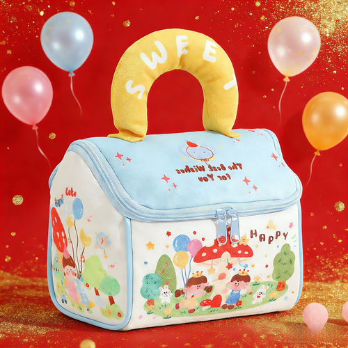Niedliche Themenisolierte Lunch Tasche