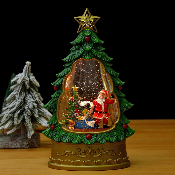 Weihnachtsbaum Schneekugel Karnz