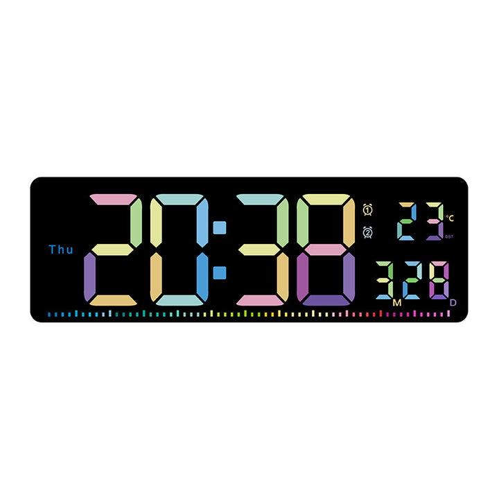 Digitale LED-Wanduhren Karnz