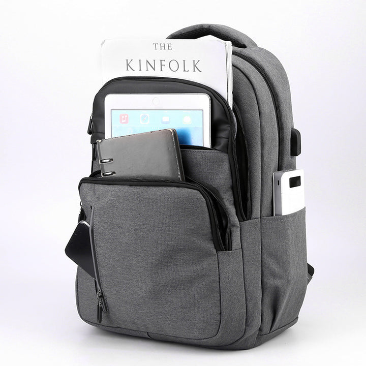 Moderner Laptop-Rucksack mit Mehreren Fächern Karnz