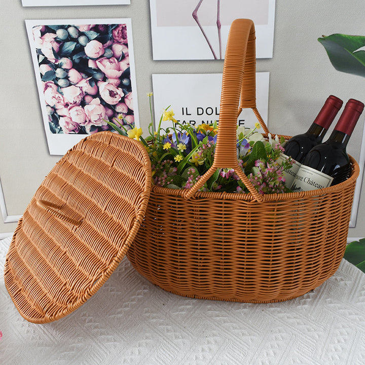 Artisan Woven Picknickkorb Karnz